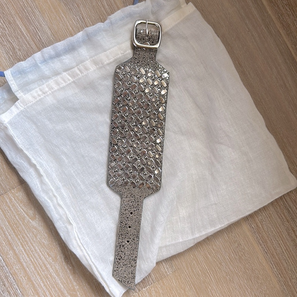 Calleen cordero 2” wide buckle bracelet.
